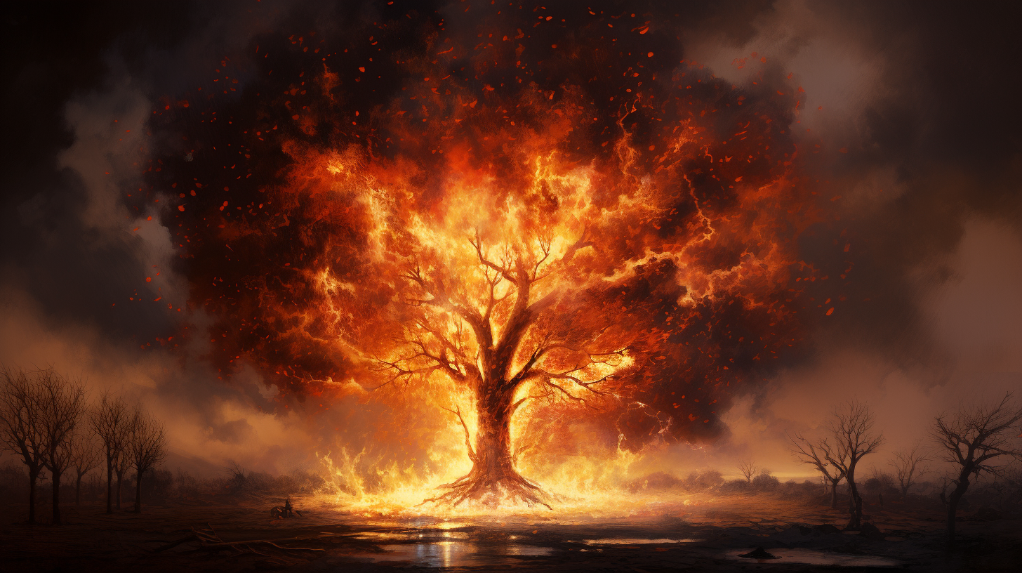 Decoding The Symbolism Of Fire And Burning Trees In Dreams Dream