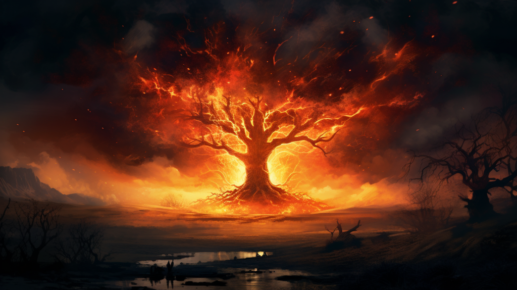 What Does a Burning Tree Represent in Dreams?