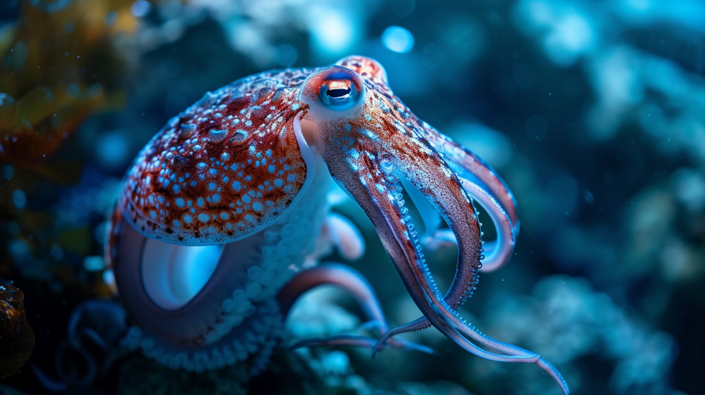 Interpreting the size and color of the squid in your dream